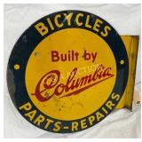 18 x 18 Columbia Bicycles Flange Sign for Parts an