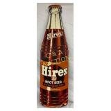 16 x 57 Die-Cut Metal Hires Root Beer Bottle Sign