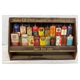 24 x 15" Metal Parker QUINK Pen Display