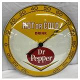 1963 Dr Pepper Hot or Cold Thermometer by Pam Cloc