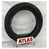 Atlas Branded Vintage Automobile Tire with Metal D