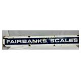 Fairbanks Scales Porcelain Sign