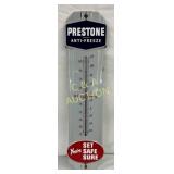 Porcelain Prestone Antifreeze Advertising Thermome