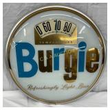 14-Inch Burgie Light Beer Thermometer Bathroom Sca