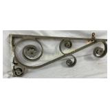36-Inch Cast Aluminum Sign Bracket with Scroll and