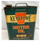 Vintage Keystone Motor Oil 2-Gallon