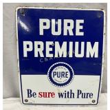 1950 Pure Porcelain Pump Plate