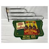 Royal Crown Cola 24´´ x 16´´ Porcelain Swinger Sig