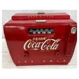 Early All-Original Coca-Cola Cooler Radio