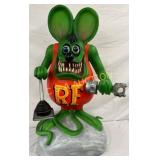 21 x 42 in. Fiberglass Rat Fink Statue with Shifte