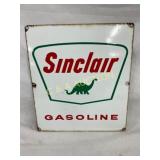 12 x 13 1/2 Inch Sinclair Dino Gasoline Pump Plate