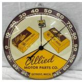 12-Inch Allied Motor Parts Advertising Clock by Pa