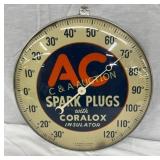 12-Inch AC Spark Plug Thermometer with Glass Front