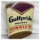 12 x 17 Gulfpride Single-G Metal Flange Sign