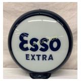 Esso Extra Gasoline Globe with 13-Inch Glass Lense