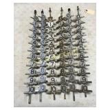 Original Visible Gas Pump Number Inserts