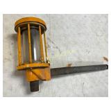 Original Site Glass for Gas Pump with Metal Casing
