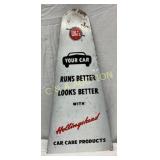 14 1/2 x 29 Whiz Metal Advertising Sign for Car Ca