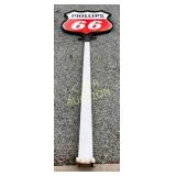18 1/2-Foot Porcelain Phillips 66 Shield Pole Sign