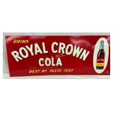 EmbRoyal Crown Cola Advertising Sign, 30 x 12