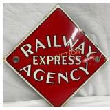 11" Porcelain Railway Express Agency