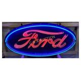 60x33 Oval Ford  Neon Can Sign