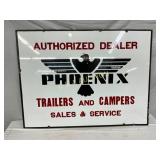 DS Porc.Phoenix Authorized Dealer Sign 40x30