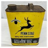 Penn Stag 2-Gallon Motor Oil Can with Stag Graphic