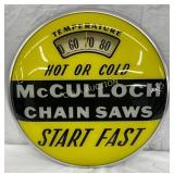 14-Inch McCulloch Chain Saws Advertising Thermomet