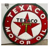 42-Inch  Porc Texaco Sign