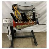 Chevrolet-Themed Metal Engine Grill with Stand and