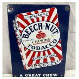 9 x 12" Porcelain Beech-Nut Tobacco