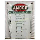 38 x 64 AMOCO Approved Lubrication Porcelain Rack