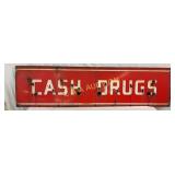 Neon Porc Sign Reading Cash Drugs 61x16