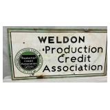 Double-Sided Weldon Proc Credit Ass Sign 36x18