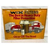 32 x 24 Embossed Self-Framed Wix Filters Metal Adv