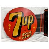 18 x 14 Original Double-Sided 7-Up Flange Sign