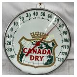 12" Canada Dry Thermometer with Metal
