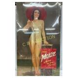 Early Moxie Advertising Cardboard Sign