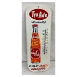 Tru-Ade Metal Advertising Thermometer, 6 x 16 Inch