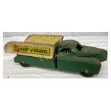 Original 14-Inch Buddy L Toy Dump Truck with Sand