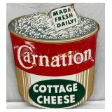 24´´ x 28´´ Early Embossed Carnation Cottage Chees