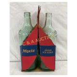 6×11 Cardboard Moxie Bottle Carrier with Two Embos
