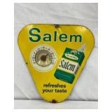9" x 10" Salem Thermometer Advertising Sign with M