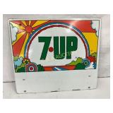 16 x 14 Two-Sided 7-Up Advertising Sign with Seven