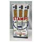 Porcelain Coin-Operated Stamp Dispenser for $.05-$