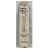 8´´ x 36´´ Waters and Hibbert Funeral Home Metal T