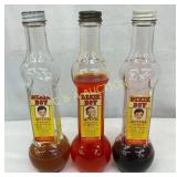 3 Dixie Boy Imitation Drink Flavor Bottles