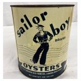 Sailor Boy Brand One-Gallon Oyster Tin