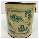 Louis Grebb Oyster Packer One-Gallon Tin